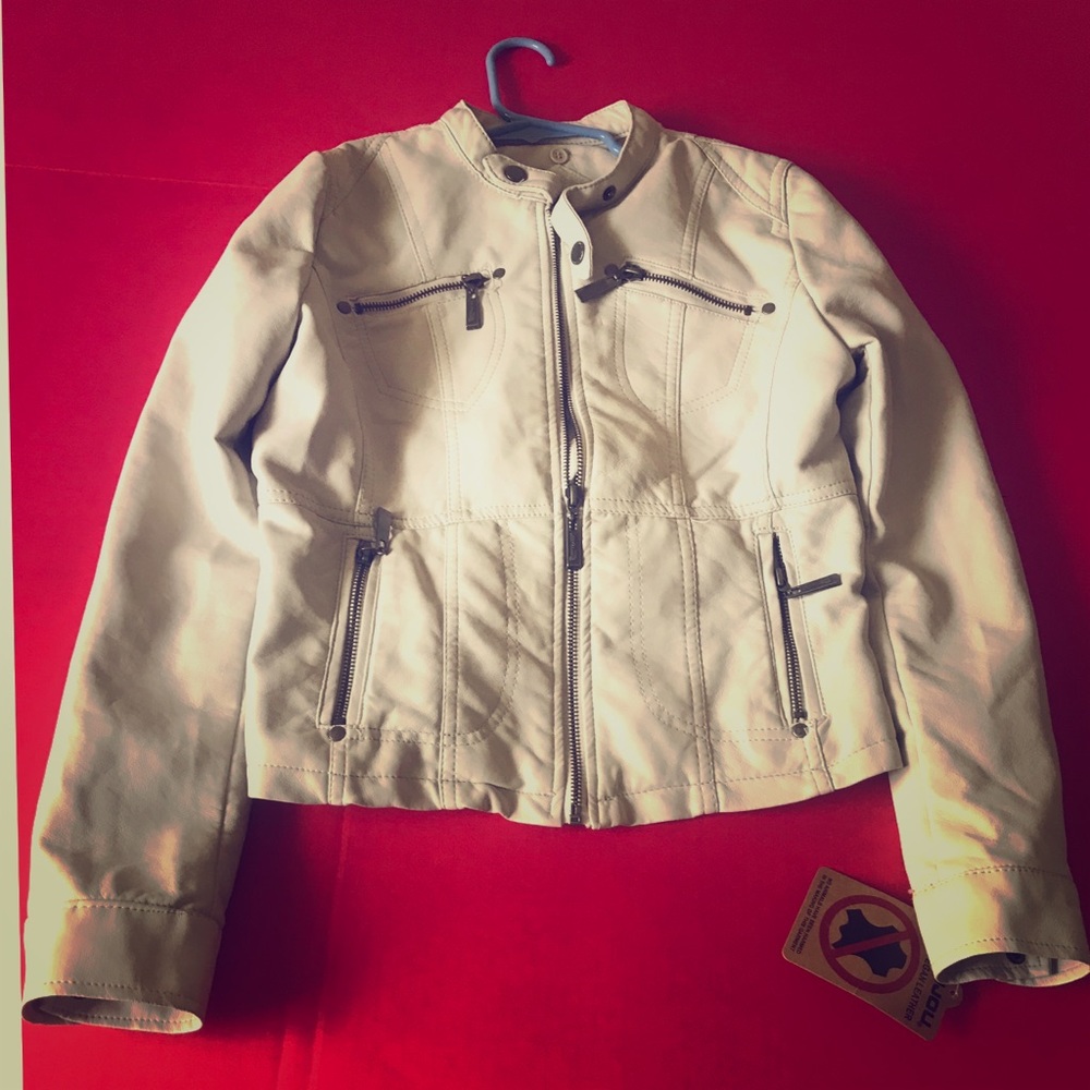 Vegan leather jacket
